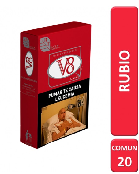 CIGARRILLOS V8 CLASSIC ROJO/MENTHOL